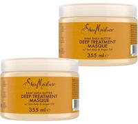 Sheamoisture Masque De Traitement En Profondeur Pour Cheveux Abîmés Beurre De Karité Brut 2 X 355 Ml[Z1636]