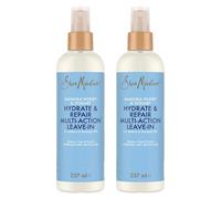 SheaMoisture Multi-Action sans rinçage Hydrate & Repair pour les cheveux extrêmement secs et fragiles Miel de Manuka et Yaourt 2 x 237 ml