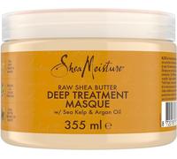 Sheamoisture Raw Shea Butter - Masque Capillaire - Soin Hydratant Intense ¿¿ L¡¯Huile D¡¯Argan Et Au Varech - Cr¿¿Me Bouclante Sans Sulfate - Pour Cheveux ?Pais, Secs Ou Boucl¿¿S - 1 X 355 Ml