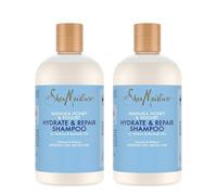 SheaMoisture Shampooing Hydrate & Repair pour les cheveux extrêmement secs et fragiles Miel de Manuka et Yaourt 2 x 384 ml