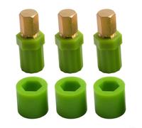 Shear Shaft Coupler Brass pour kp Series Pasta Roller Repair | Fits KPSA, KPRA, KPEX, KPXX models, brass construction, precise hexagonal fit, restores function fast