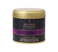Shearer Candles Ae Fond Kiss Grande Bougie parfumée Tartan Ivoire