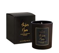 Shearer Candles Bougie en Pot parfumée, Cire de Paraffine, Coton, DE Mèche d'huile parfumée, Verre, métal, Carton, Noir, Doré, H : 96 mm x l : 81 mm