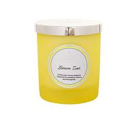 Shearer Candles Bougie parfumée en Pot avec mèche de Coton et huiles essentielles Jaune/argenté/Blanc 20 cl