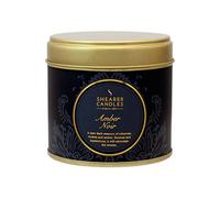 Shearer Candles SC0691 Bougies dans Une Grande boîte métallique Style Hiver Victorien Noir