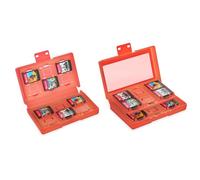 SHEAWA 24-in-1 Game Card Case for Nintendo Switch2 - Storage Box for Switch2 Game Card (Red)