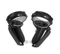 SHEAWA Housse de protection pour poignée réglable avec dragonne pour Oculus Quest 2 VR Accessoires de poignée (Noir)
