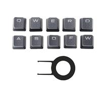SHEAWA Lot de 10 capuchons de touches de rechange pour claviers mécaniques Corsair K70 K65 K95 G710 RGB Strafe (gris)