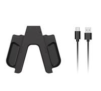 SHEAWA Poignée de recharge pour Switch 2 Joy Con manette, chargeur magnétique gauche/droite avec voyants LED, poignée de recharge pour manette de jeu