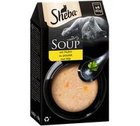 Sheba 40gx40 Soupe au Poulet Multipack