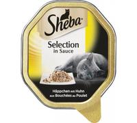 Sheba Barquette Sélection en Sauce Bouchées au Poulet 85g