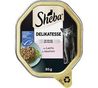 Sheba Bol de délice en gelée émincé au saumon 85gx22