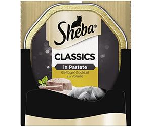 Sheba Chat Doublure de Nourriture Classics, 22 Bols (22 x 85 g)