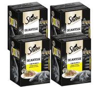 Sheba Chat Doublure de Nourriture Multipack, 48 Sacs (4 x 12 x 85 g)