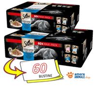 Sheba Chat → Maxi Pack Sélection En Gelée - MISTO MARE - 60 Sachets De 85 Gr