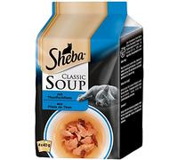 Sheba Classic Soup - Filets de Thon - Multipack - 4 x 40 g