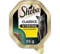 SHEBA Classics au poulet en terrine 85g nourriture humide pour chats