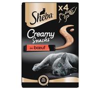 Sheba Creamy Snacks Au Boeuf 4 x 12g- lot de 11