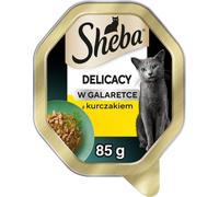 SHEBA Delicacy au poulet en gelée nourriture humide pour chats 85g