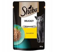 SHEBA Delicacy in jelly 85g morceaux de poulet en gelée pour chats