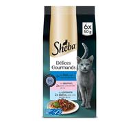 SHEBA Délices Gourmands Sachets fraîcheur , 12 X (6 x 50g) Taste of Tokyo