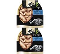 Sheba Filets - Nourriture Humide pour Chat - Poulet et Thon Durable - 16 x 60 g
