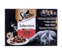Sheba Sachet Selection In Sauce Saveurs Juteuses 12x85g