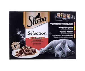 Sheba Fine Dining Meat Collection Cat Food (12 x 85g Pouch)