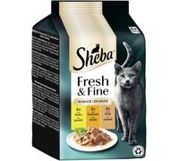 Sheba Fresh & Fine Lot de 6 sachets en Sauce avec Poulet et Dinde 6 x 50 g