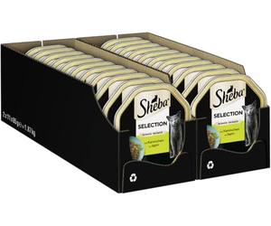 Sheba Lot de 22 barquettes de Nourriture en Sauce pour Chat (2 x 11 x 85 g)