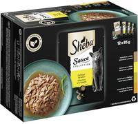 Sheba Lot de sachets de Sauce Collection - Variation de volaille - 1 x 12 x 85 g