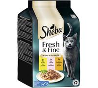 Sheba MSC Lot de 6 sachets de 50 g en Sauce avec Poulet et Saumon
