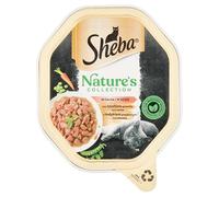 Sheba Nature's Collection en Sauce au goût de Dinde et Carottes, Nourriture Humide complète pour Chats Adultes, 22 bacs de 85 g