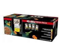 SHEBA Nature’s Collection Saveurs de volaille 40x85 g morceaux de gelée avec du poulet, de la dinde, du canard, de la volaille pour les chats adultes