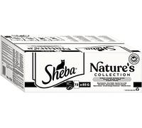 SHEBA Nature's Collection in Sauce - Nourriture Humide de qualité supérieure pour Chat - Diversité Fine (MSC) dans Un Sachet Portion - 72 x 85 g