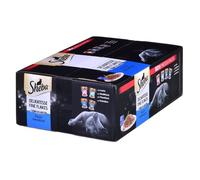 SHEBA NOURRITURE HUMIDE POUR CHAT DELIKATESSE FINE FLAKES, 80 X 85 G,