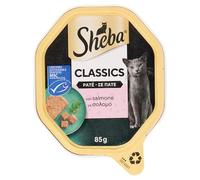 Sheba Pate' Classic pour Portes avec Saumon, 85g