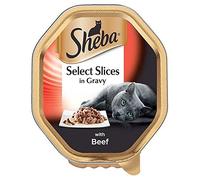Sheba S?lectionner des Tranches Plateau De Boeuf en Sauce 85G (Lot de 2)