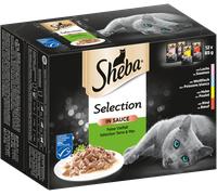 Sheba Sachets Portions Délicates Variétés en Sauce 48x85g en Multipack