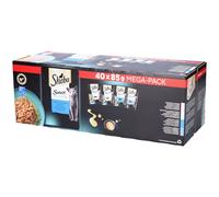 Sheba Sauce - Sélection aux poissons pour Chat Adulte Aliment 40x85 g