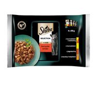 SHEBA Selection in Sauce Sachet de saveurs juteuses 4 x 85g