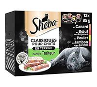 Sheba Sheb Les Cre Scht Bouch, 12 x 85g