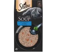 Sheba Soupe pour Chat aux Filets de Thon 4x40g