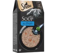 Sheba Soupe pour Chat aux Filets de Thon 4x40g