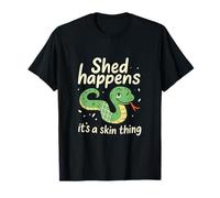 Shed Happens Skin Thing Funny Snake Lover T-Shirt