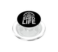 Shed Life for Cabin Builders Tiny House Handyman PopSockets PopGrip pour MagSafe