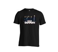 Shed Seven Rock Band T Shirt 90's Indie Guitar Rick Witter Black L