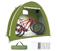 SHED STOCKAGE DE VOIE - Couverture de tente à moto à vent, abri à vélo à l'épreuve des intempéries | Coquille de tissu robuste avec entrée à double fermeture à glissière, tente de rangement portable p