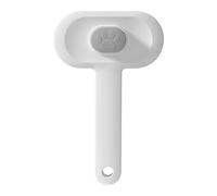 Shedding Dog Brush - Comb Pet Grooming, Medium Size Hair Comb with Soft Bristles, Stainless Hair Cleaner, Massage Grooming Tool, Dog Accessory for Home Salon Veterinary Bathing Use