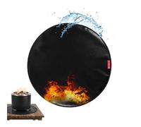 SheeChung Tapis de foyer rond de 50,8 cm pour cuisinière Solo Mesa XL, tapis résistant à la chaleur pour friteuse à air, tapis de foyer double face résistant à l'huile et antidérapant, protection de